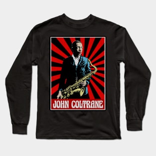 Vintage John Coltrane Pop ART Long Sleeve T-Shirt